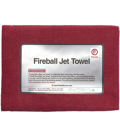 Fireball - Jet Towel Red 60x40cm